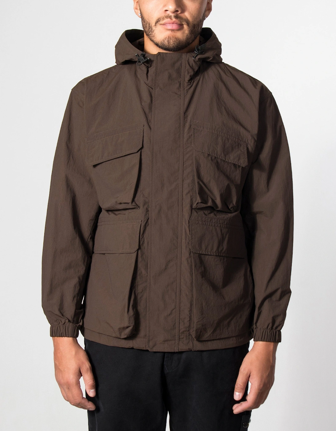 Regular Fit Nylon Double Rip Jacket