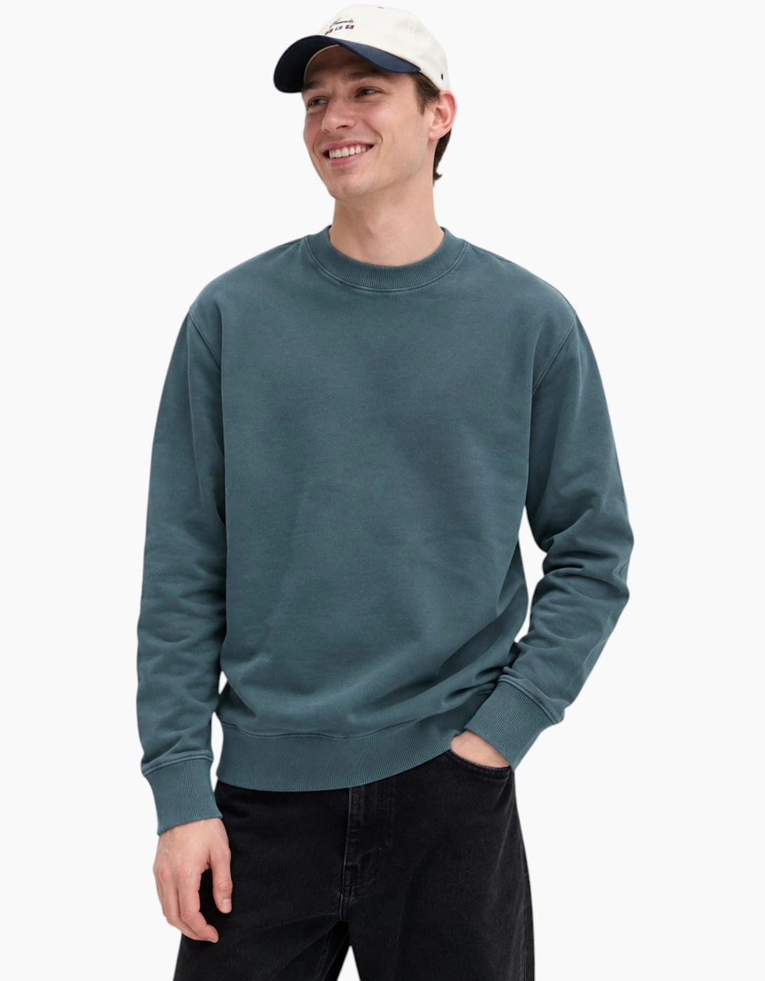EX M&S Mens Sweatshirt Cotton Pullover Jumper