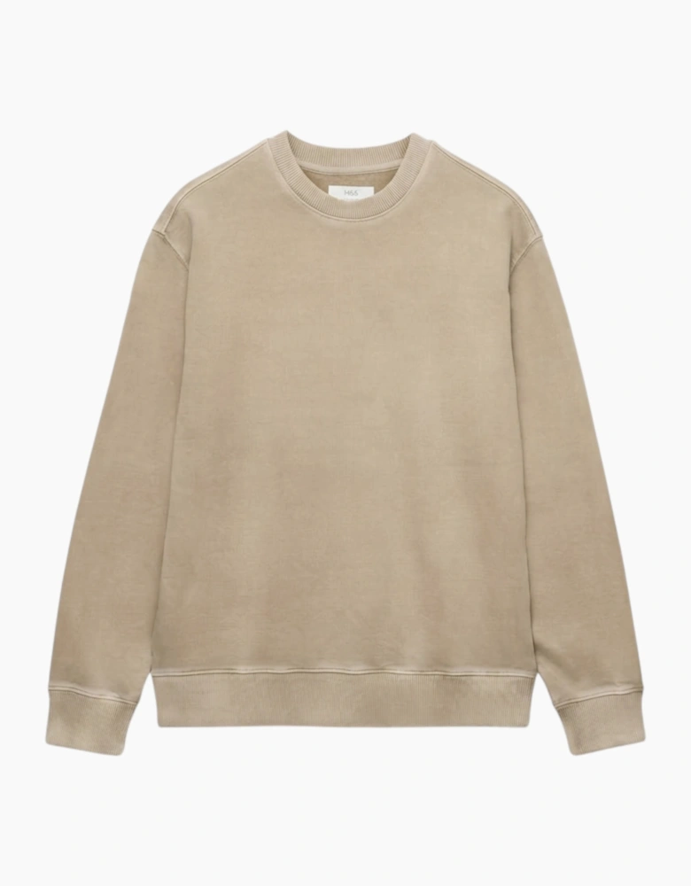 EX M&S Mens Sweatshirt Cotton Pullover Jumper