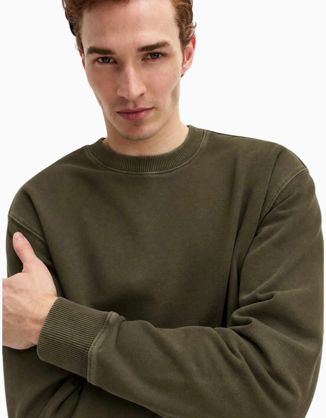 EX M&S Mens Sweatshirt Cotton Pullover Jumper