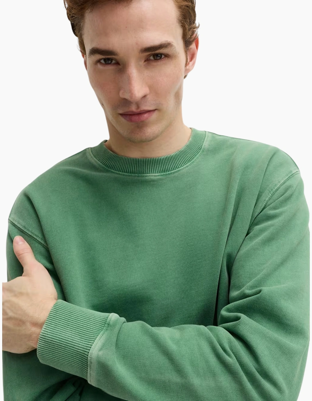 EX M&S Mens Sweatshirt Cotton Pullover Jumper