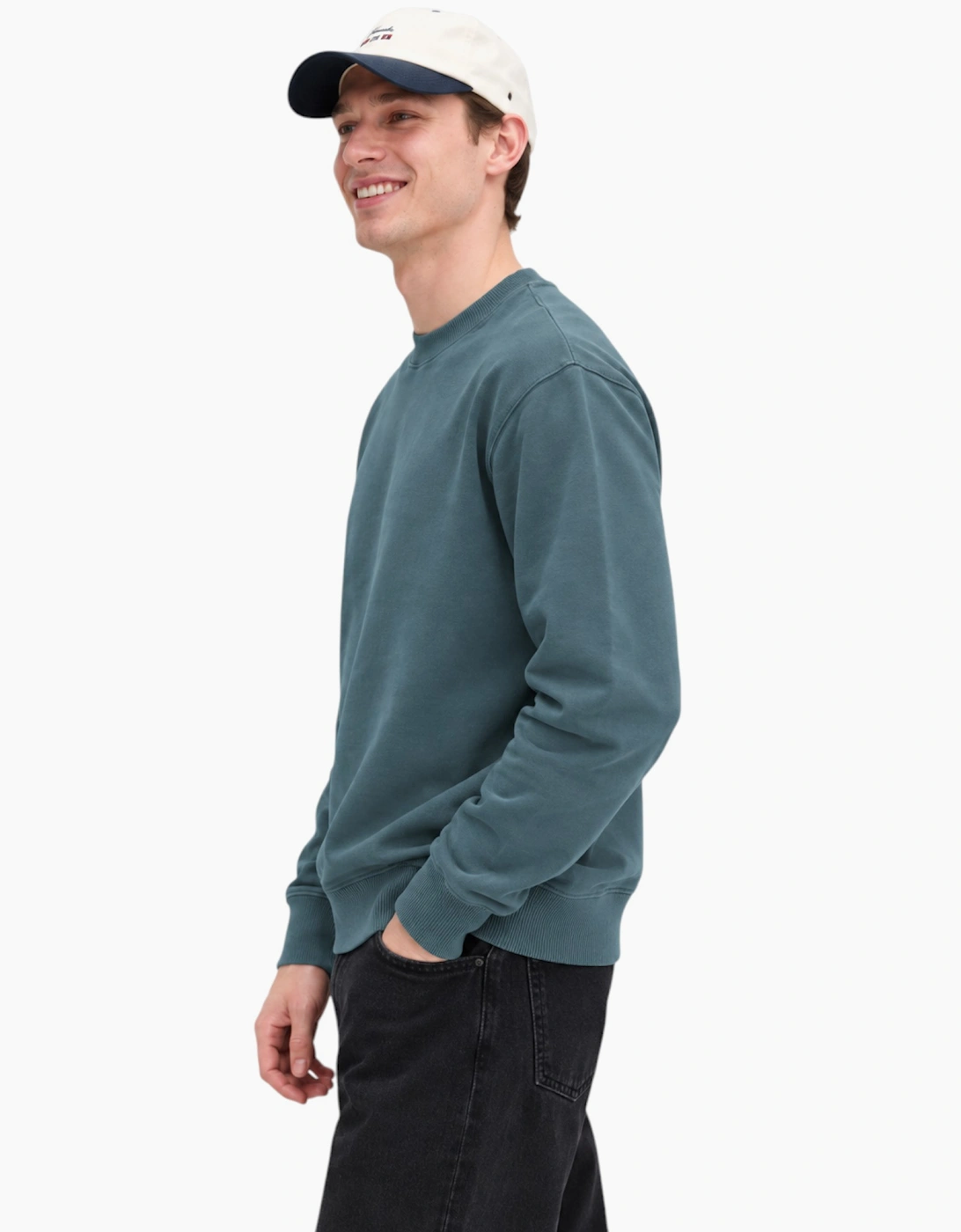 EX M&S Mens Sweatshirt Cotton Pullover Jumper