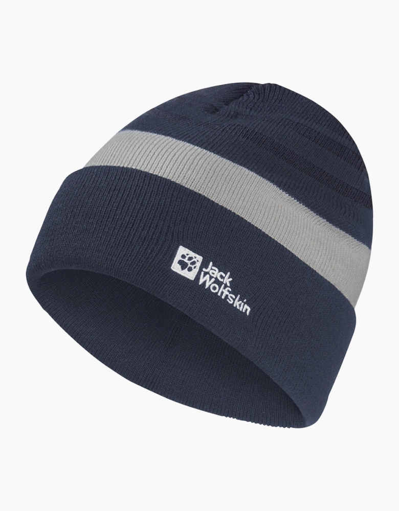 Jack Wolfskin Kids Stripy Knit Winter Beanie