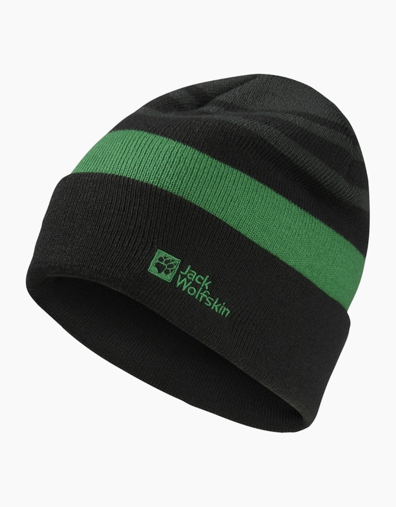 Jack Wolfskin Kids Stripy Knit Winter Beanie
