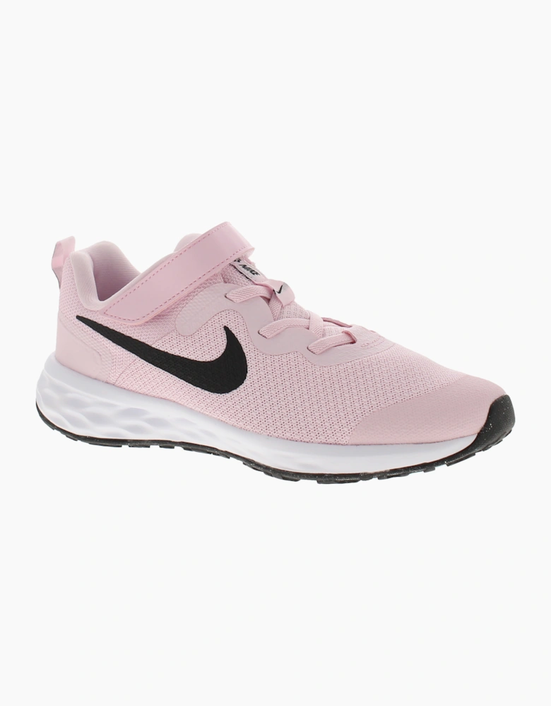 Nike Girls Running Shoes Trainers Revolution 6 pink foam black UK Size
