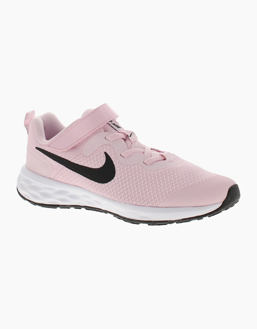 Nike Girl's Nike Girls Running Shoes Trainers Revolution 6 pink foam black UK Size