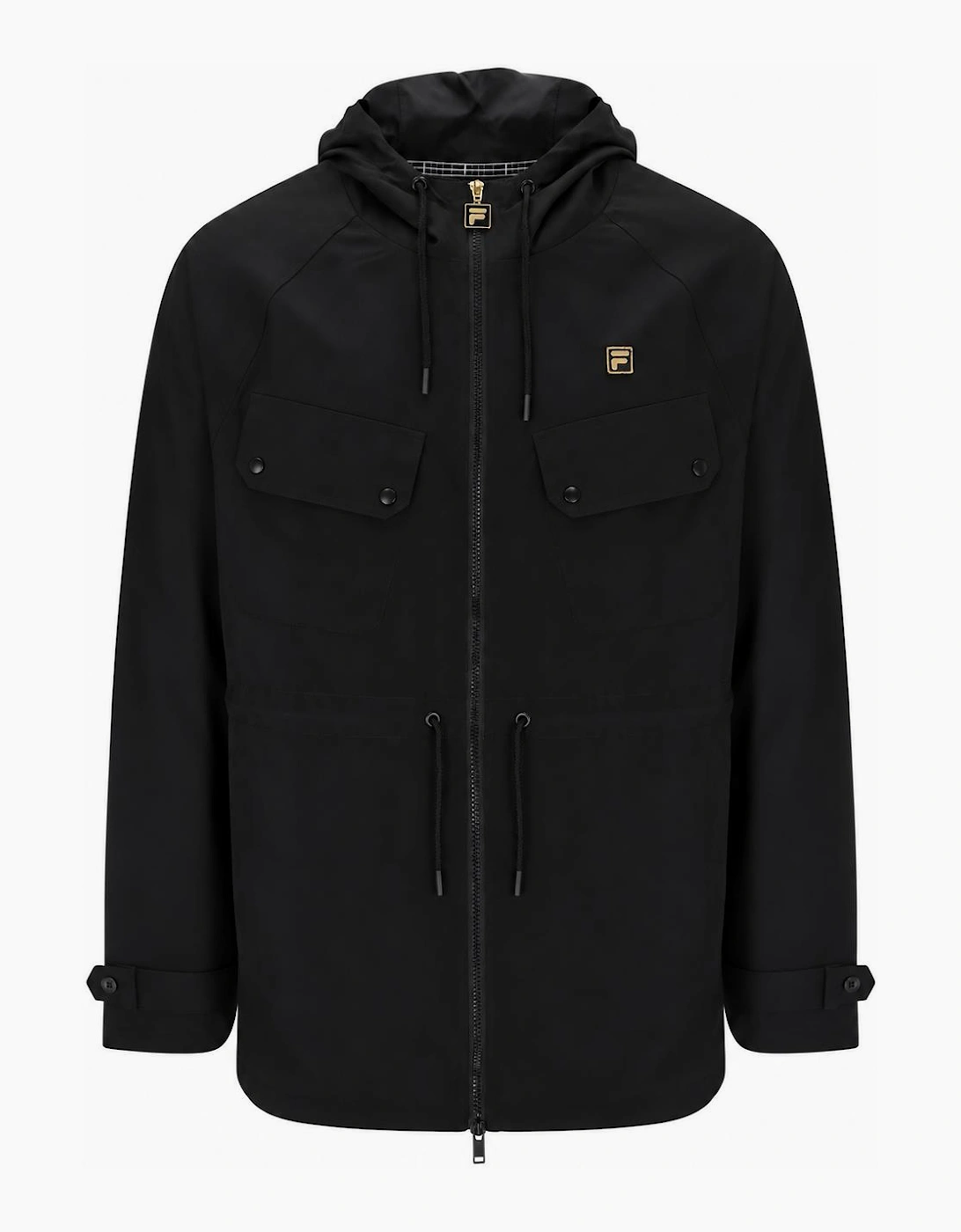 Fila Gold Fabroni Hooded Parka Black
