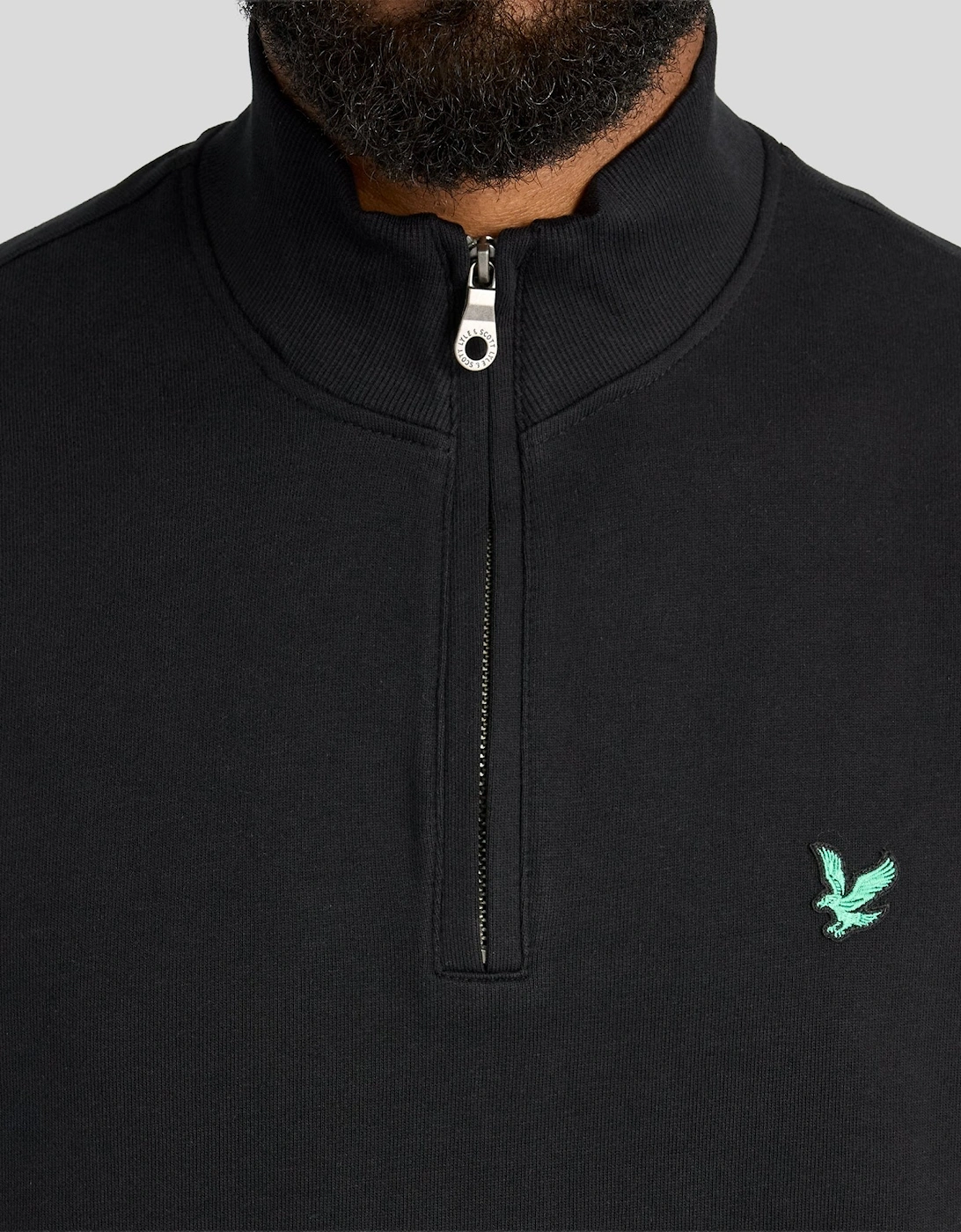 Green Eagle Cotton 1/4 Zip Midlayer