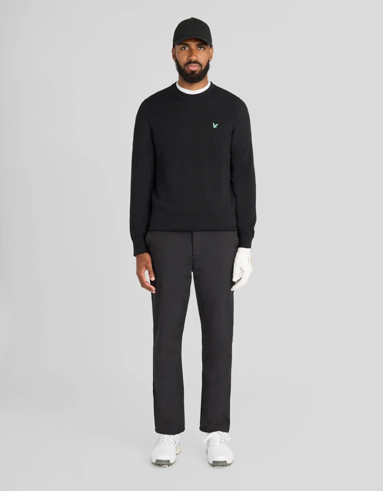 Green Eagle Cotton Blend Crew Neck Sweatshirt
