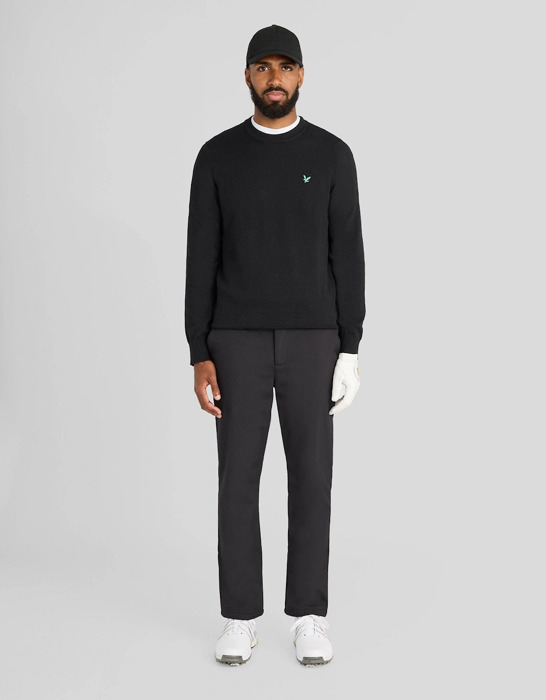 Green Eagle Cotton Blend Crew Neck Sweatshirt