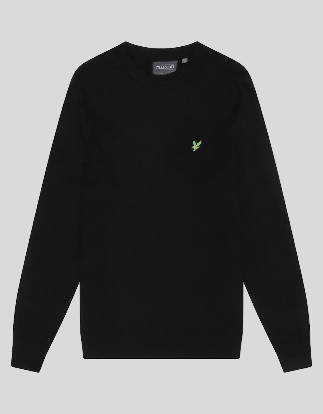 Green Eagle Cotton Blend Crew Neck Sweatshirt