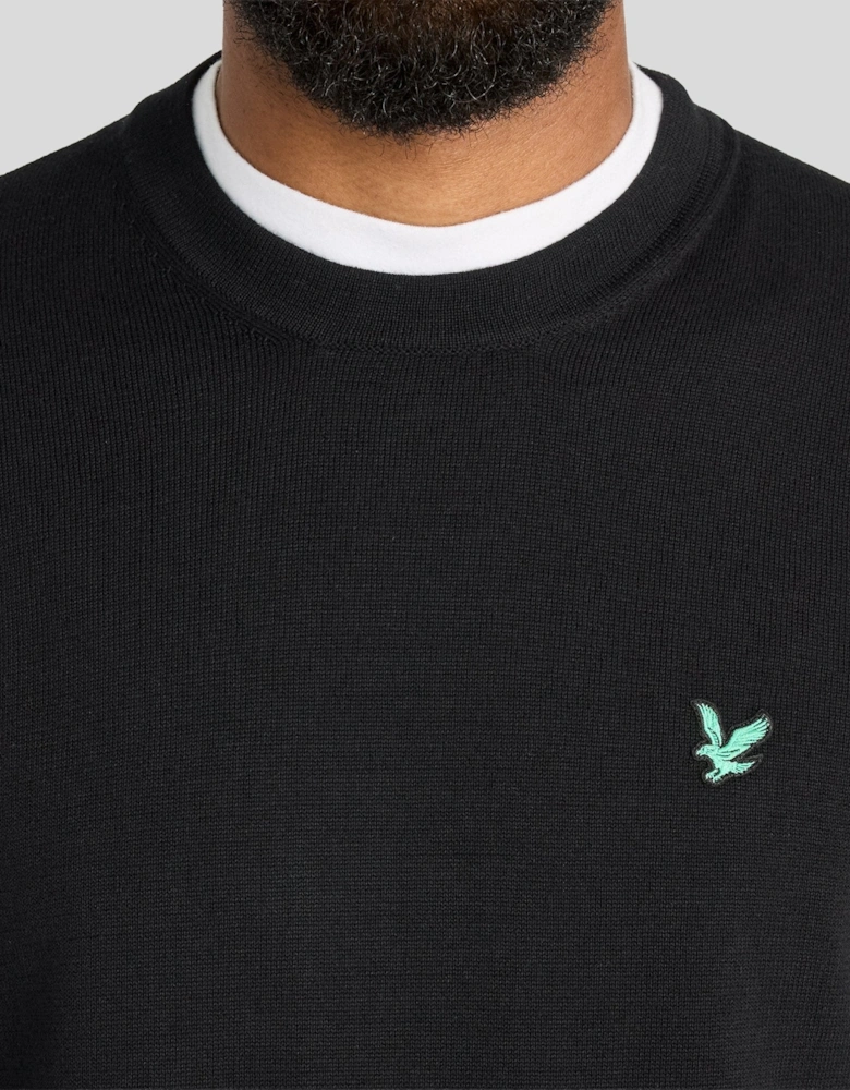 Green Eagle Cotton Blend Crew Neck Sweatshirt