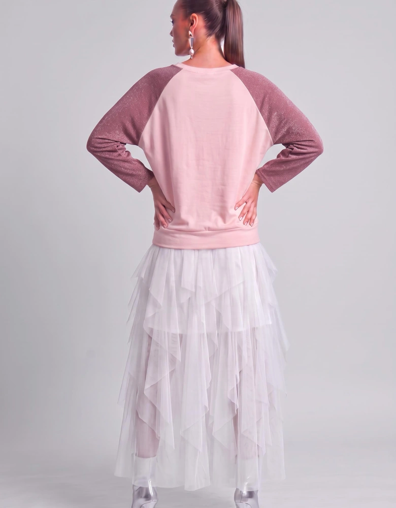 Shimmer Blouse Pink