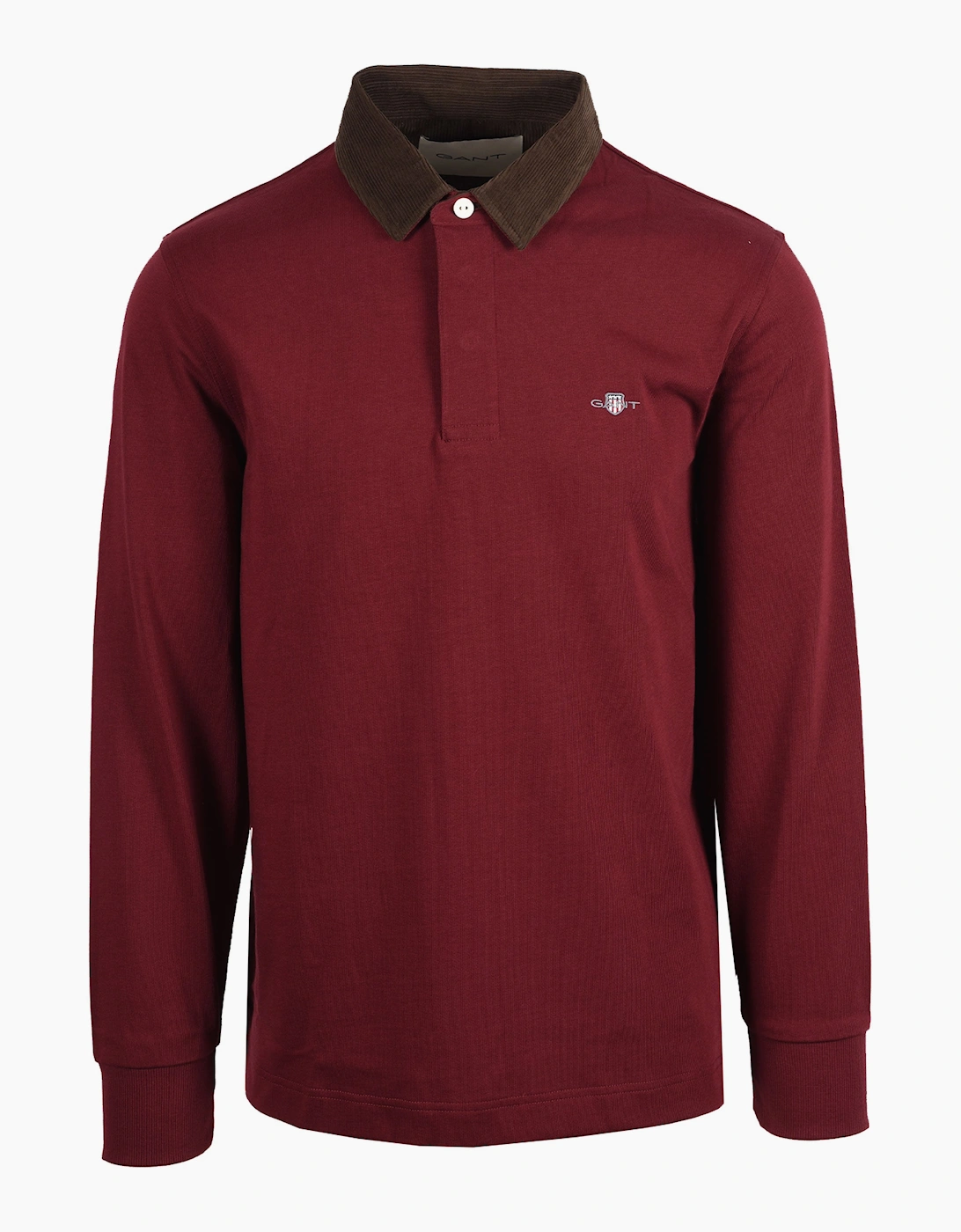 GANT CORD COLLAR RUGGER DEEP GRAPE WINE
