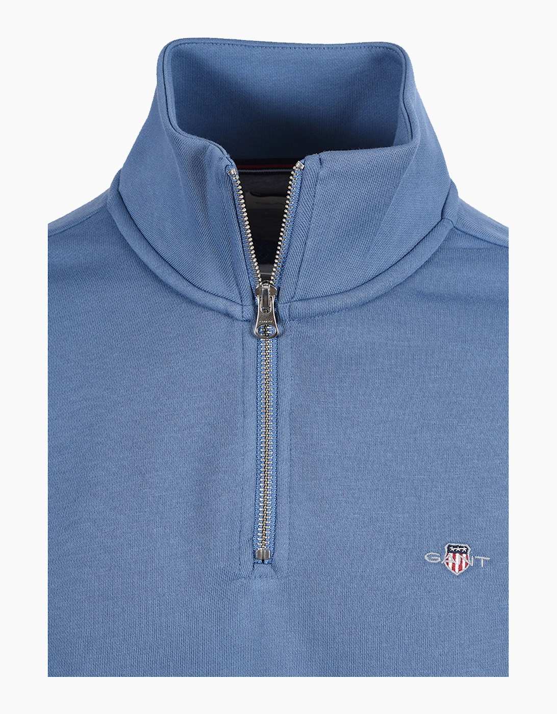 GANT REG SHIELD HALF ZIP BLUE HORIZON