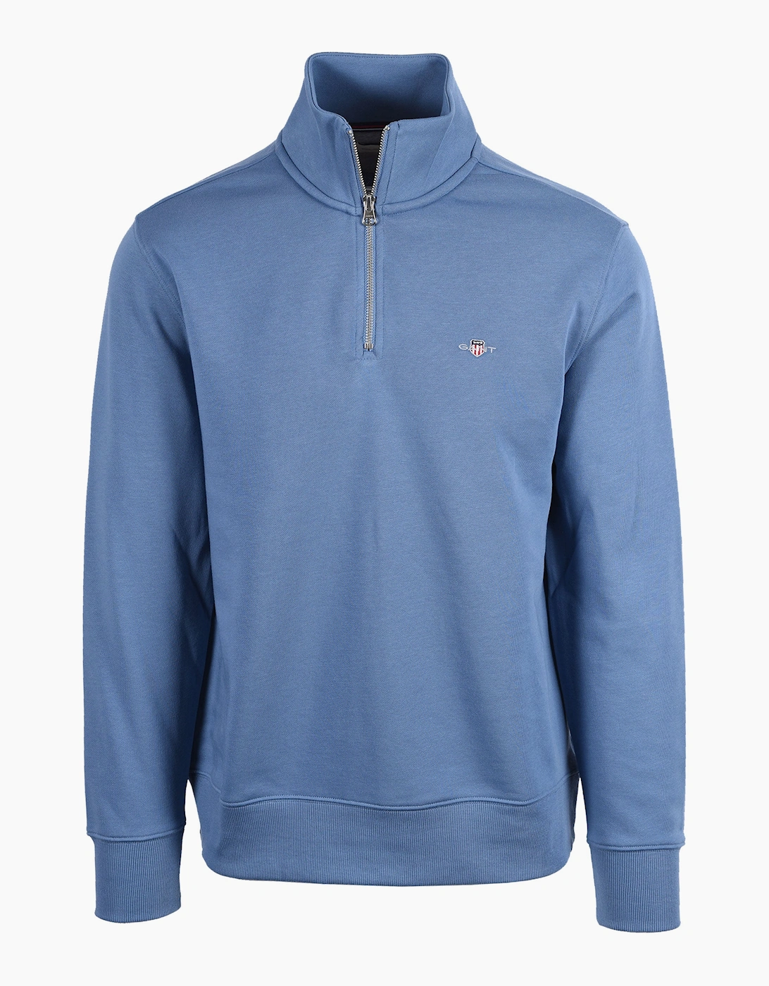 GANT REG SHIELD HALF ZIP BLUE HORIZON