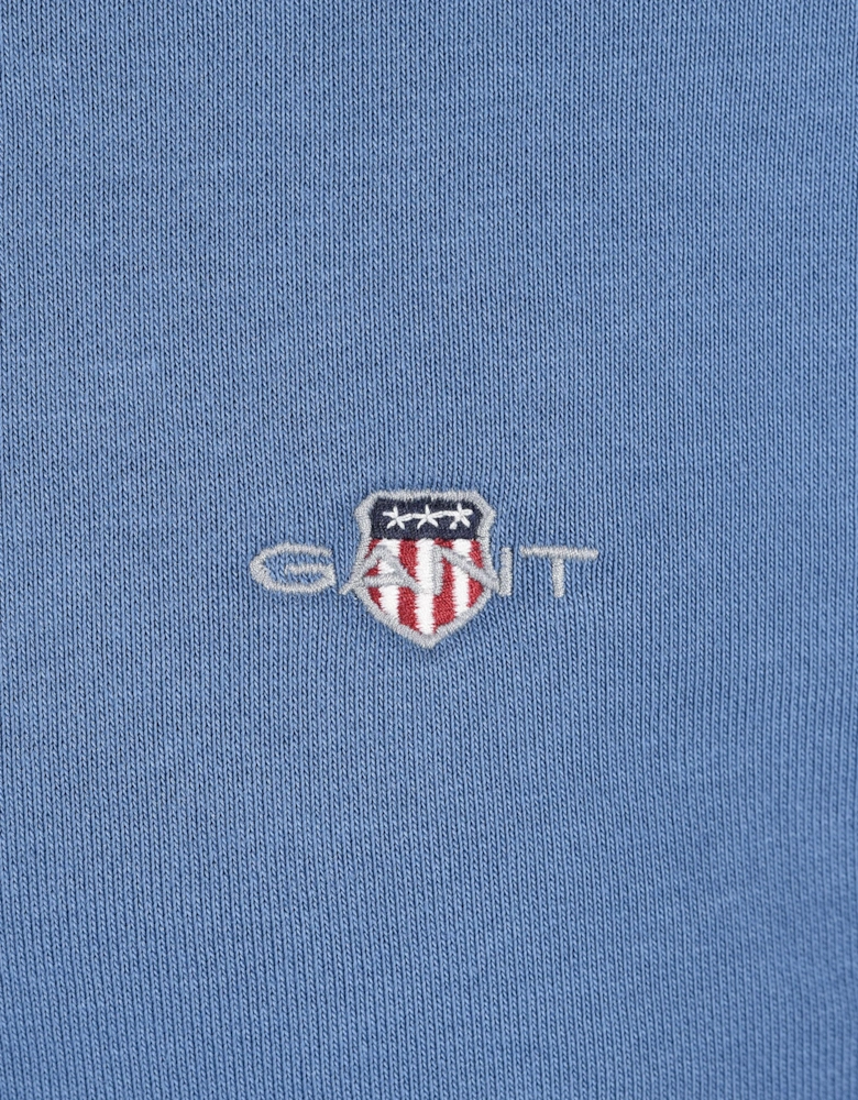 GANT REG SHIELD HALF ZIP BLUE HORIZON