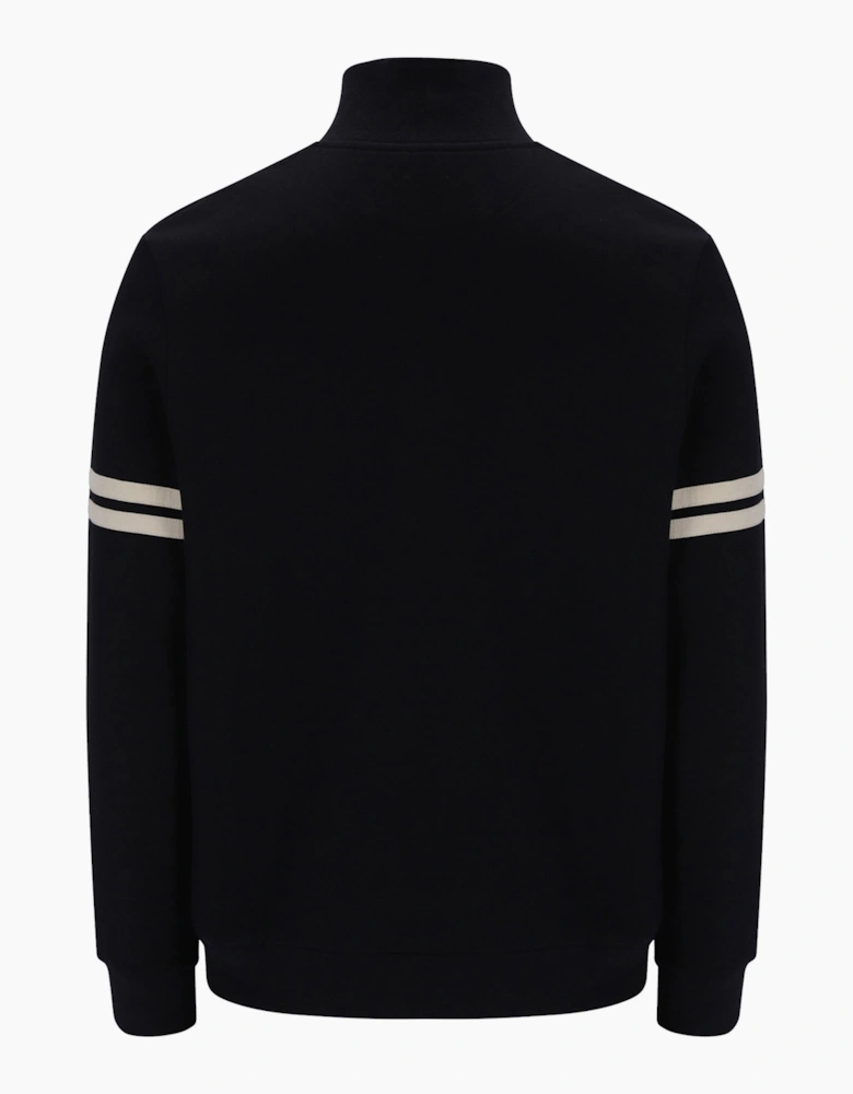 SERGIO TACCHINI ORION HALF ZIP BLACK/PEYOTE