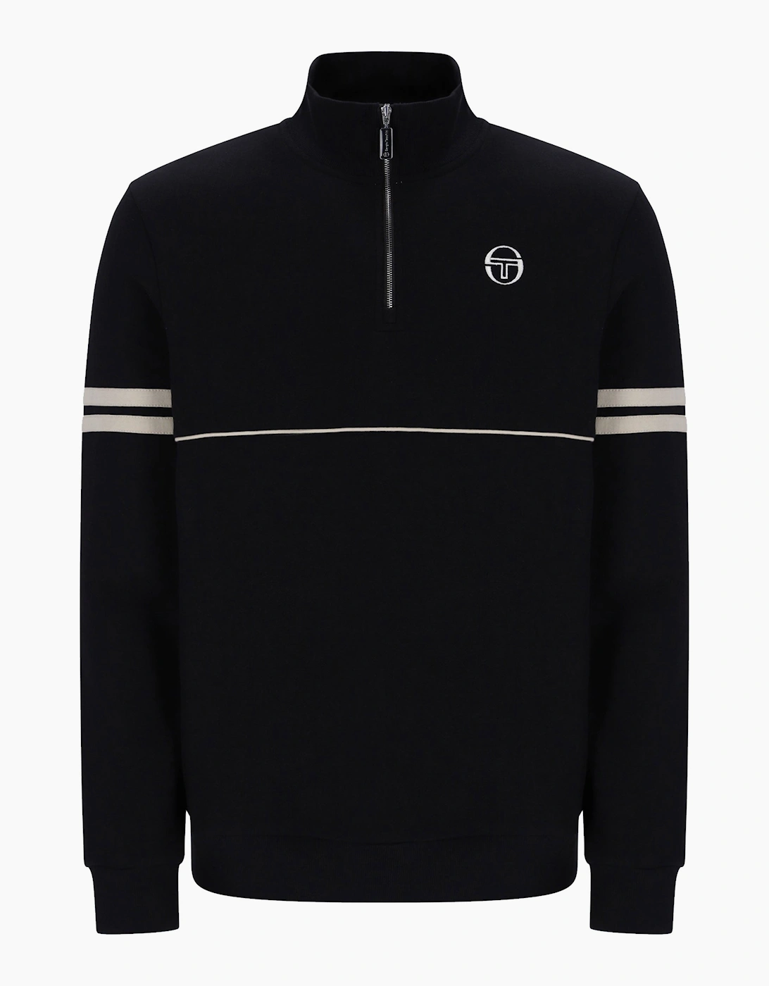 SERGIO TACCHINI ORION HALF ZIP BLACK/PEYOTE