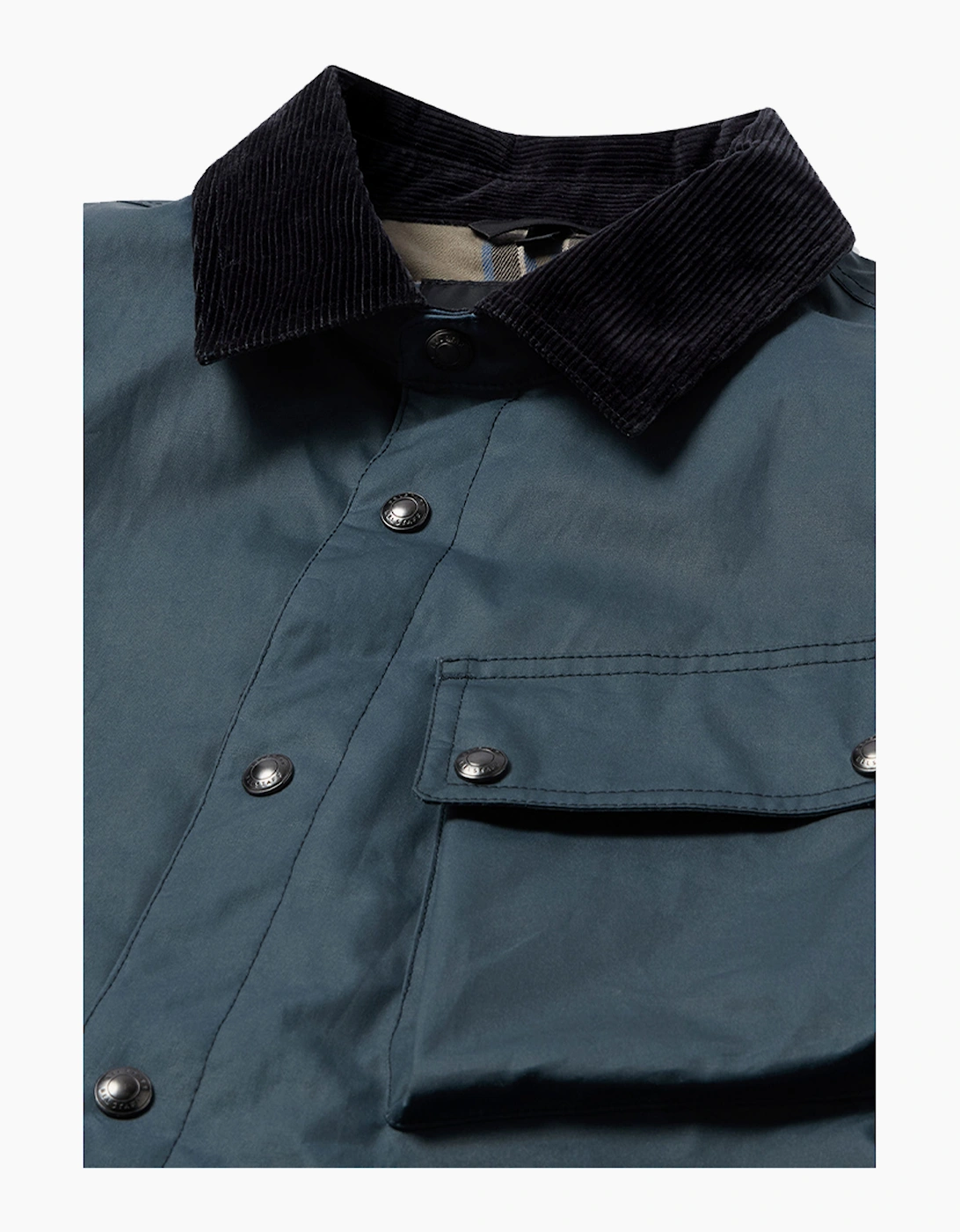 BELSTAFF GROUND JACKET PETROL BLUE