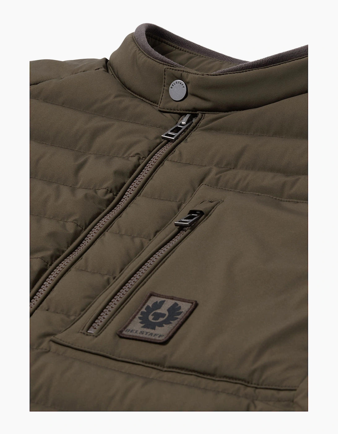 BELSTAFF CHASSIS GILET ARMY OLIVE