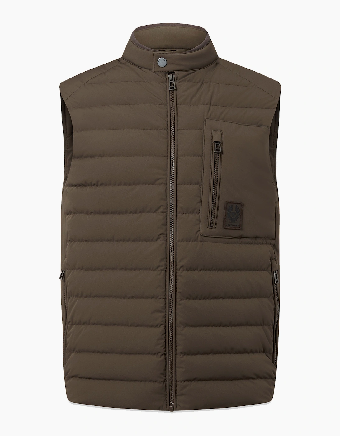 Belstaff Men's BELSTAFF CHASSIS GILET ARMY OLIVE - Green