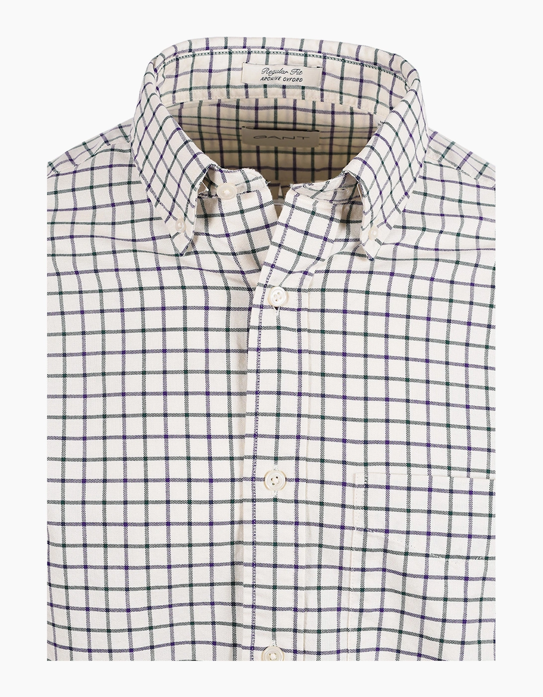 GANT REG ARCHIVE OXFORD CHECK SHIRT CREAM