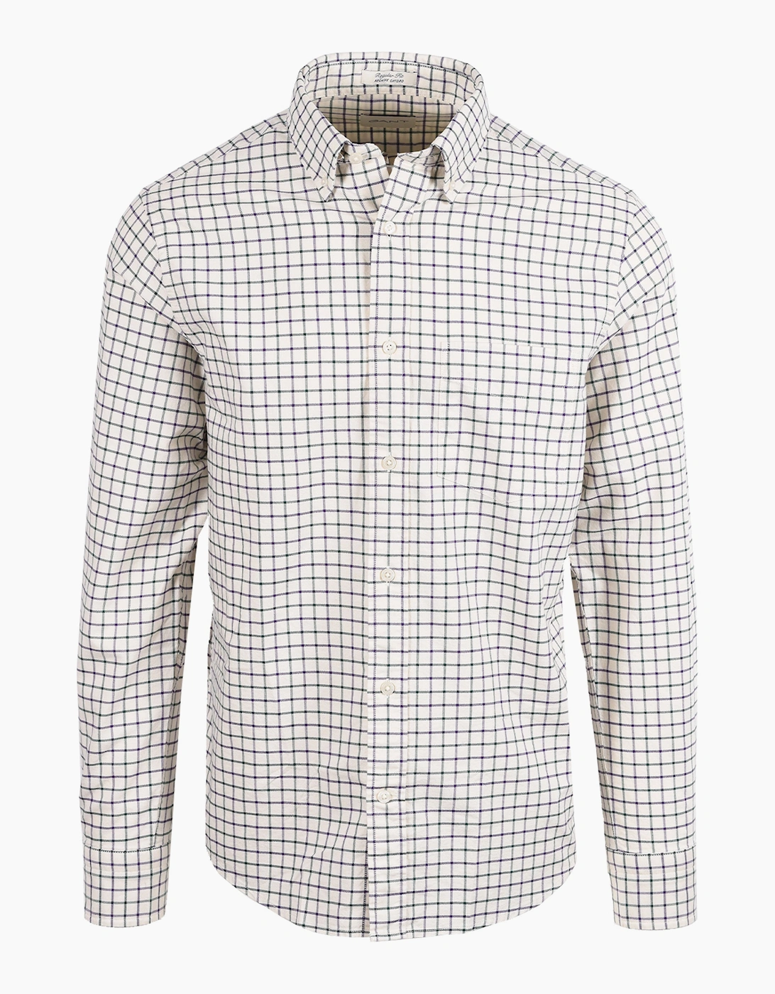 GANT REG ARCHIVE OXFORD CHECK SHIRT CREAM