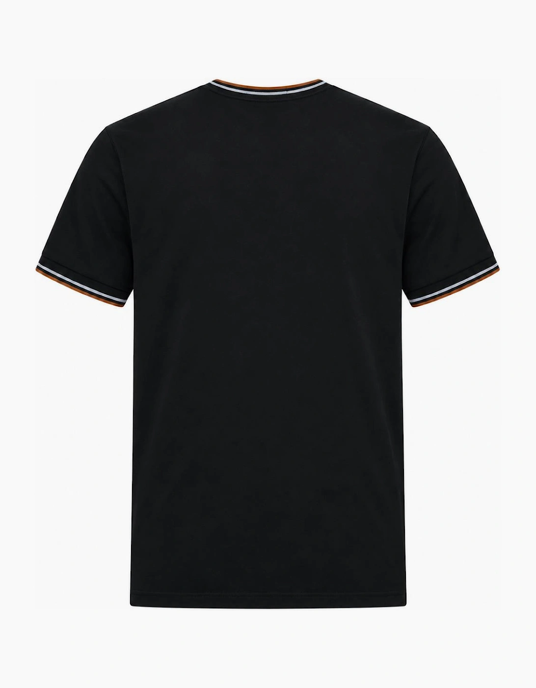Fred Perry Twin Tipped T-Shirt Night Green/Dusky Blue/Dark Caramel
