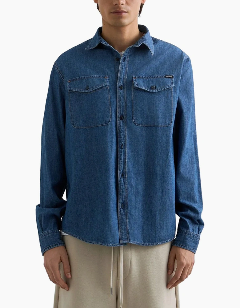 Replay Classic Western Denim Shirt