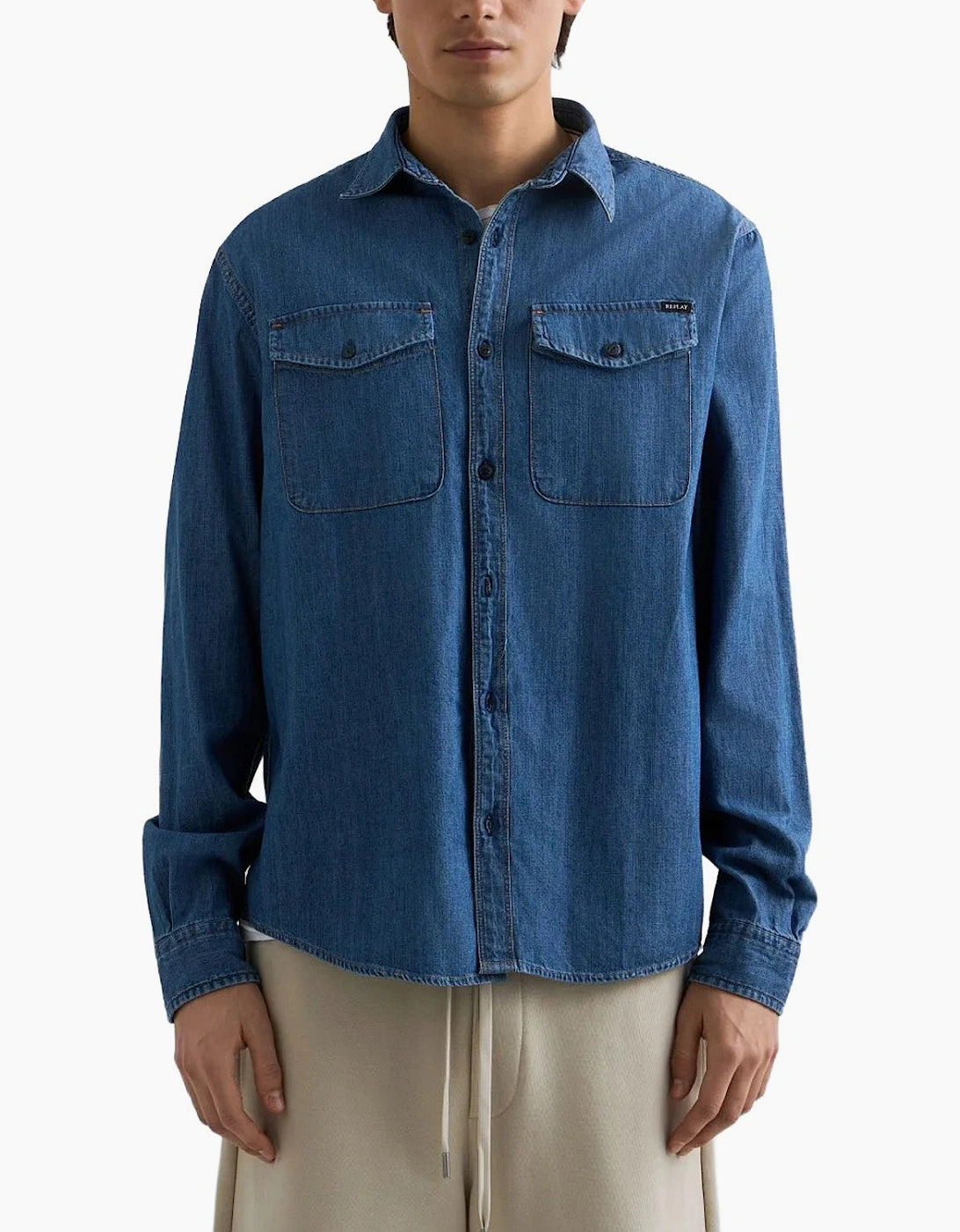 Replay Classic Western Denim Shirt