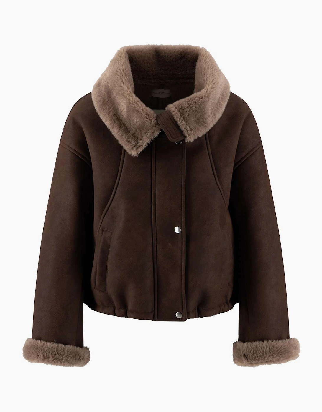 Faux leather Aviator jacket