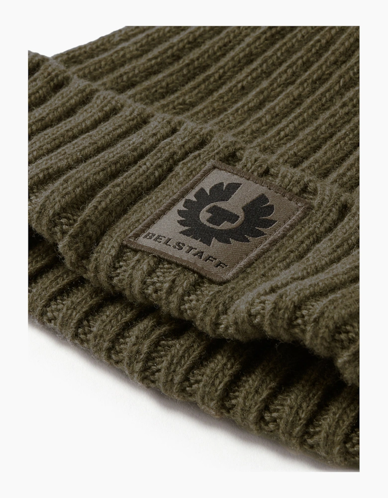 BELSTAFF PLATED WATCH HAT KHAKI GREEN