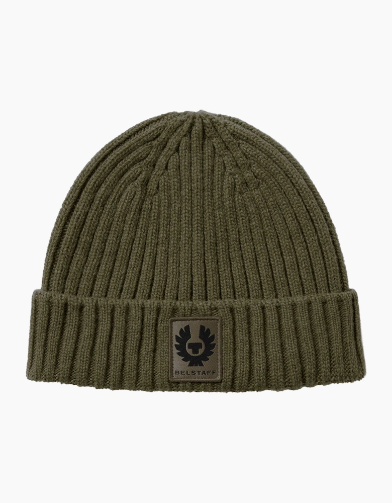 BELSTAFF PLATED WATCH HAT KHAKI GREEN
