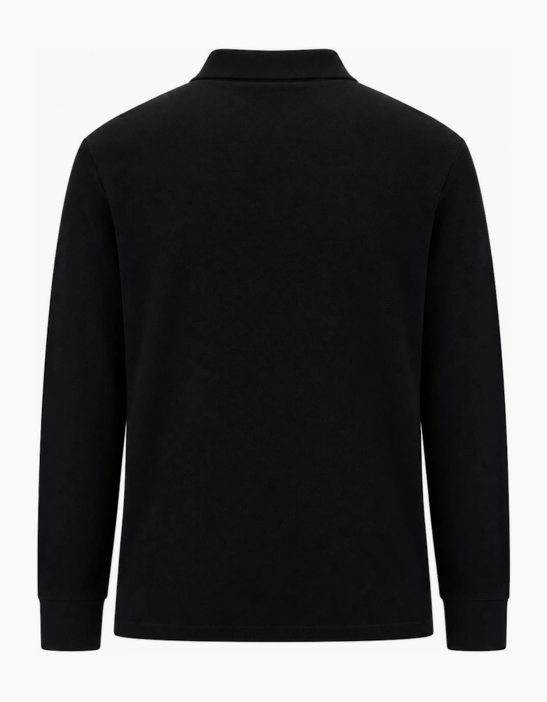 Fila Gold Dino Pocket Polo Shirt Black