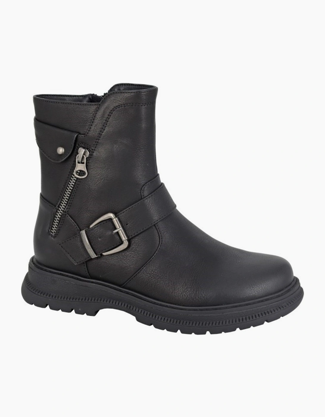 Cipriata Womens Tilda Ankle Biker Boots