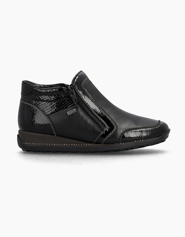 Rieker 44278 Womens Ankle Boots Black