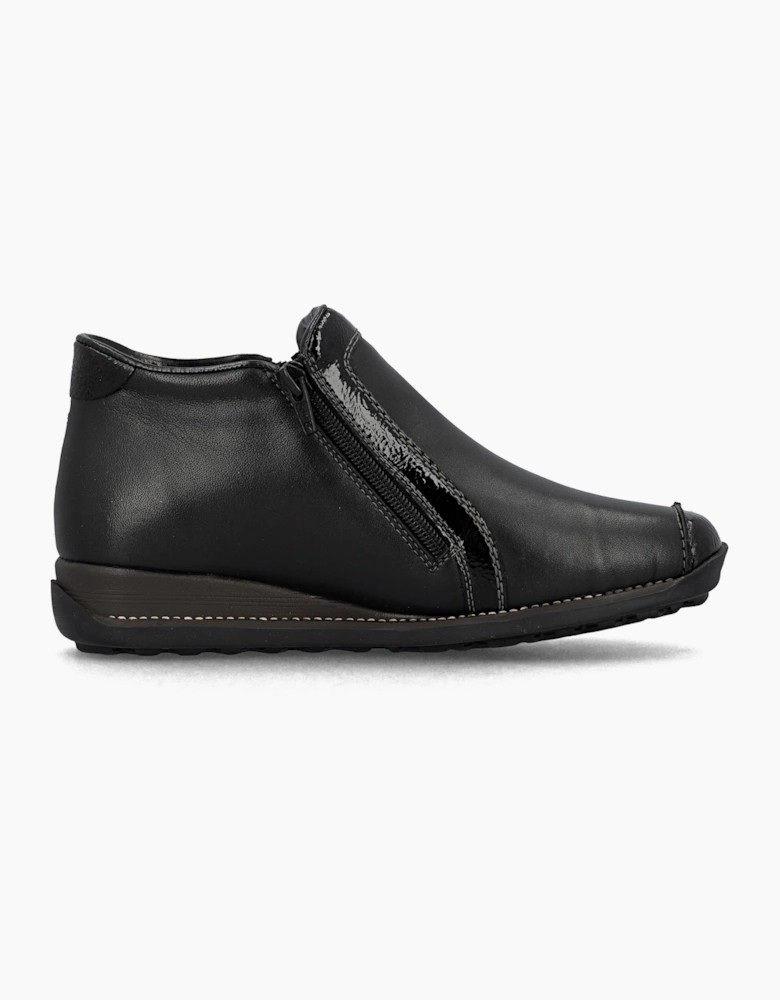 Rieker 44278 Womens Ankle Boots Black