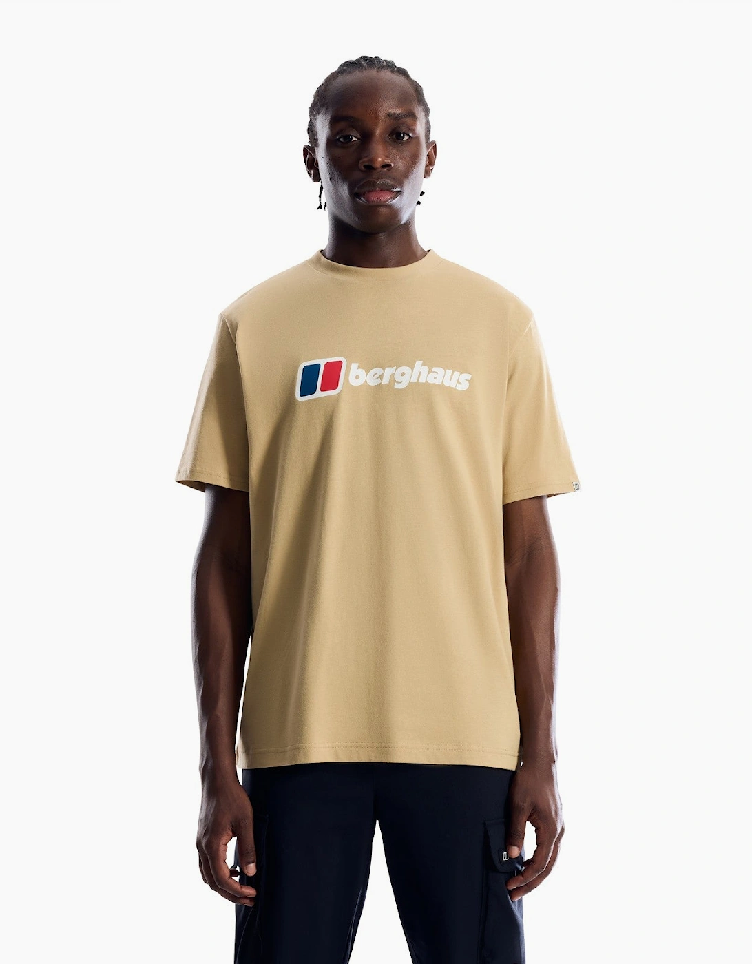 Berghaus Men's Berghaus Mens Class XL-Logo Short Sleeve T-Shirt - Tan