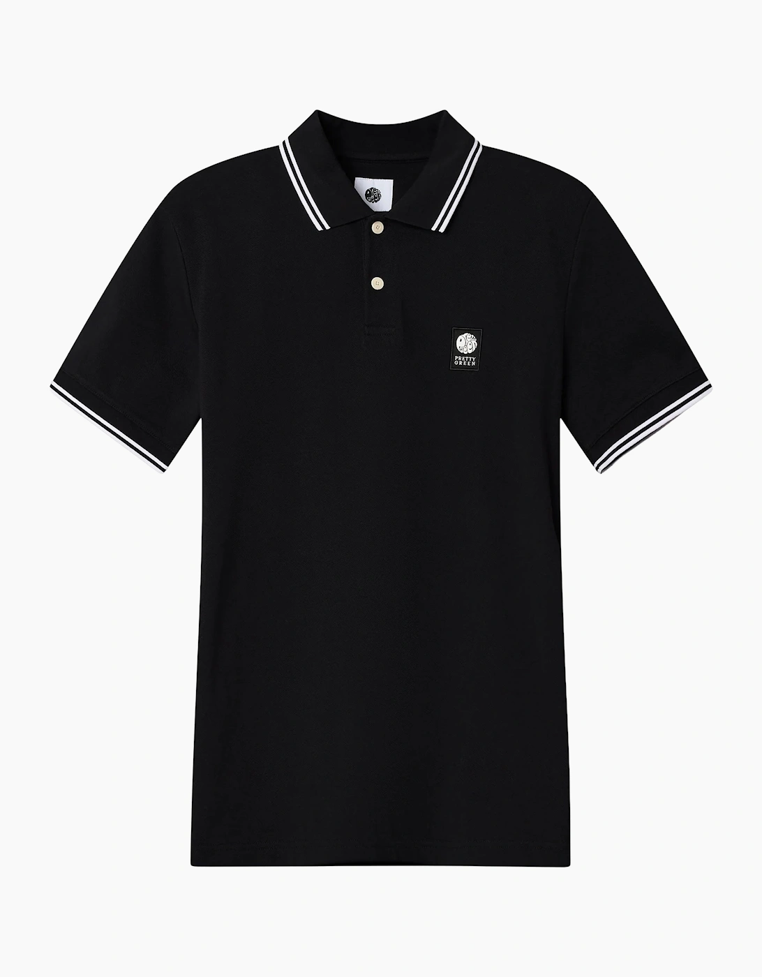 Pretty Green Rayner SS Polo BLACK