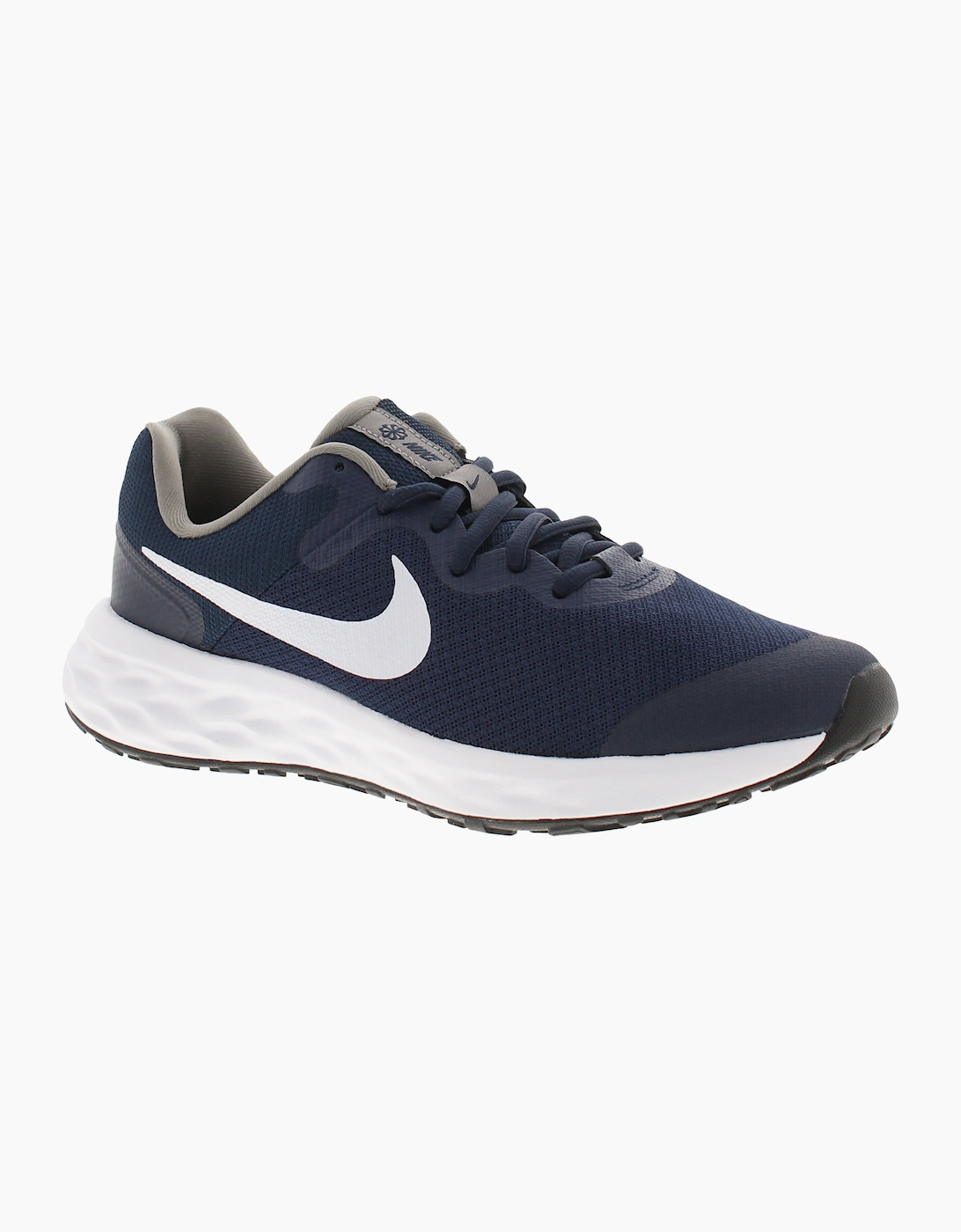 Nike Nike Childrens Running Shoes Trainers Revolution 6 Lace Up navy UK Size - Blue