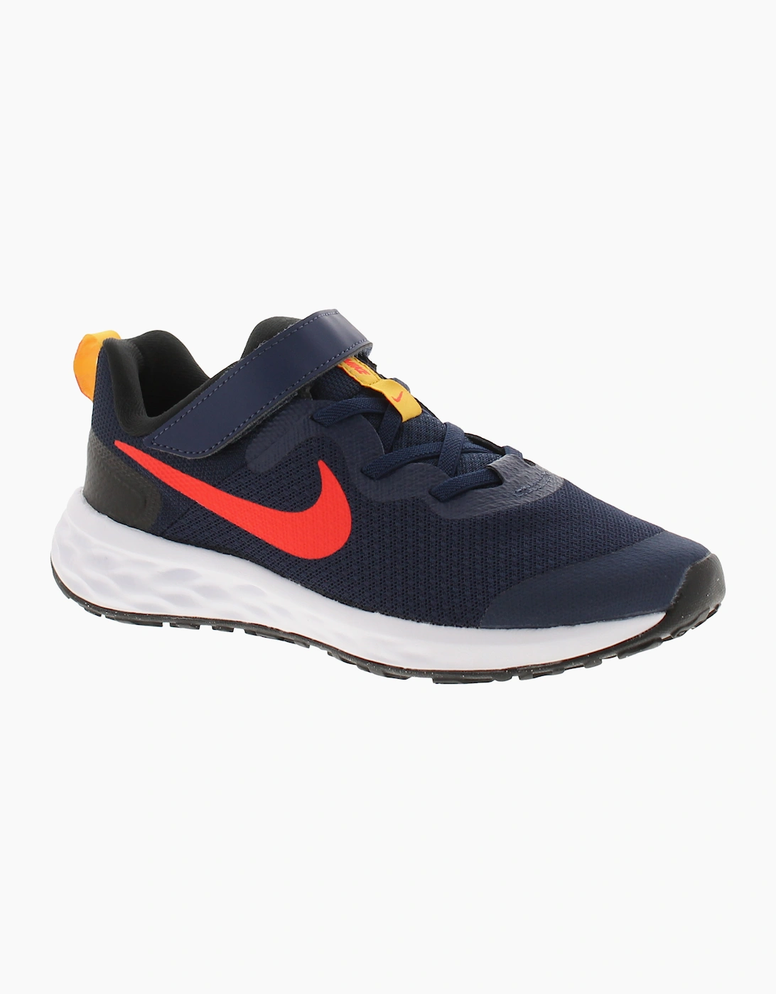 Nike Boy's Nike Childrens Running Shoes Trainers Revolution 6 midnight navy bright UK Size - Blue