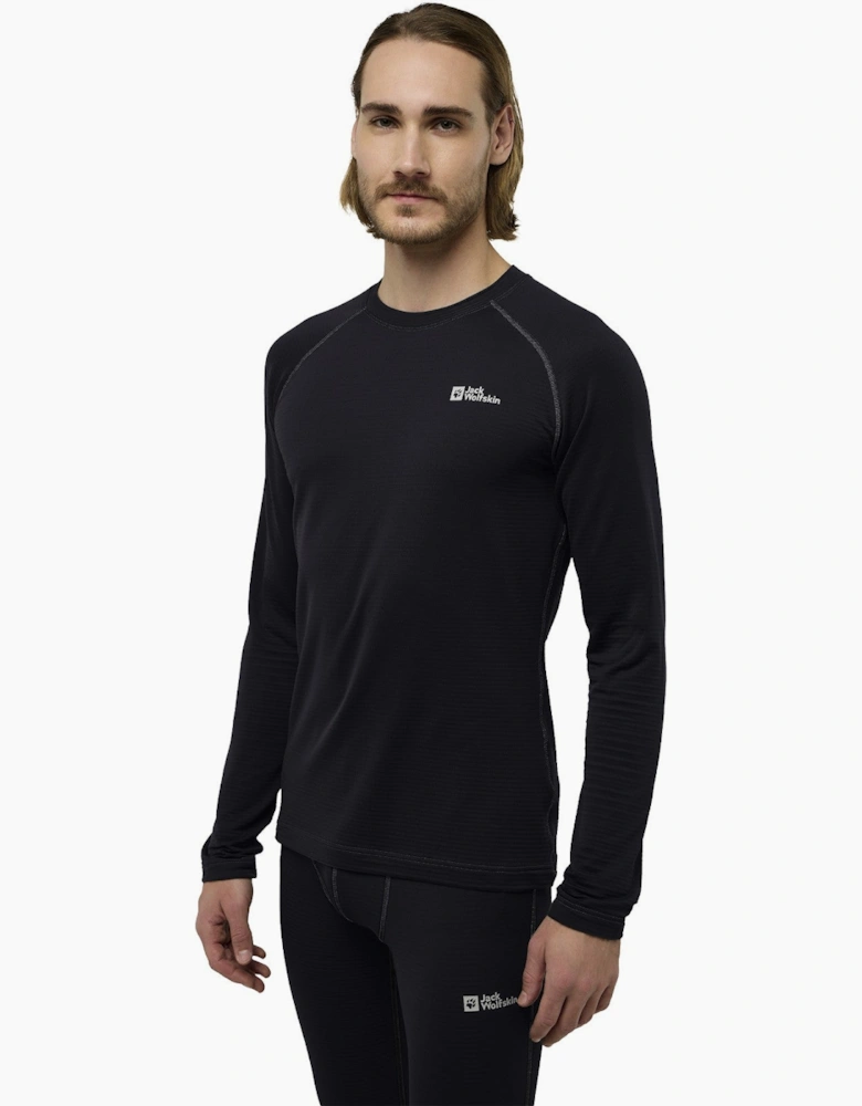 Jack Wolfskin Mens Infinite Warm Functional Long Sleeve T-Shirt