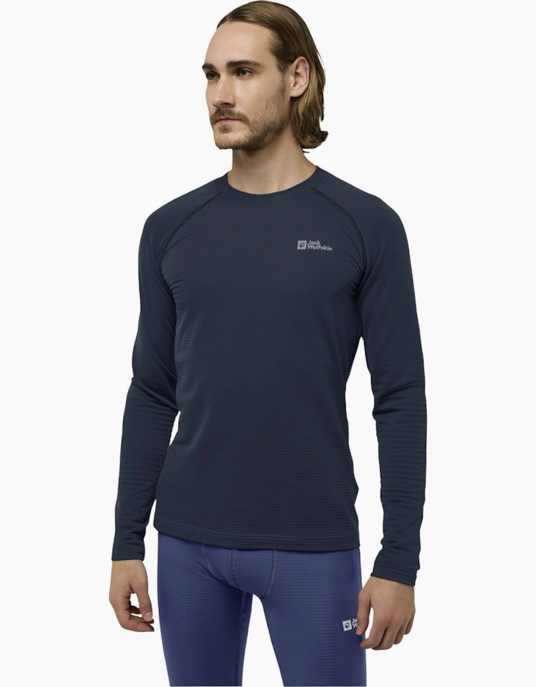 Jack Wolfskin Mens Infinite Warm Functional Long Sleeve T-Shirt