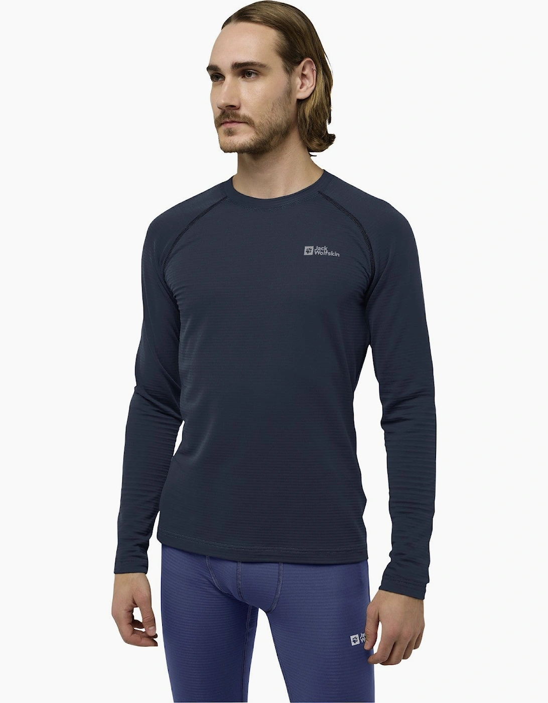 Jack Wolfskin Mens Infinite Warm Functional Long Sleeve T-Shirt
