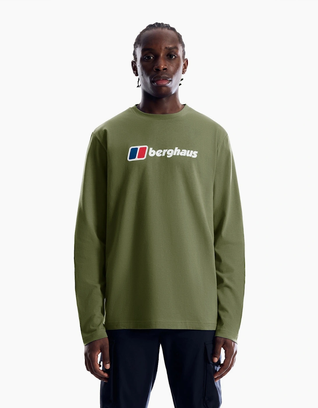 Berghaus Mens Big Logo Long Sleeve T-Shirt