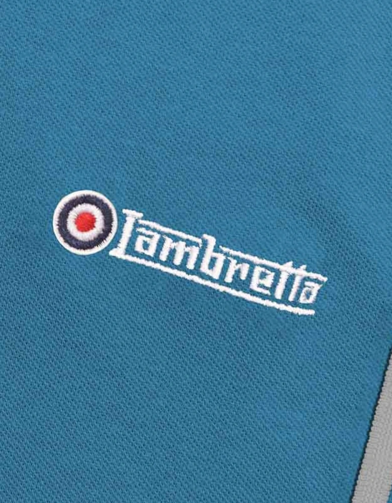 Lambretta Mens Twin Tipped Retro Polo Shirt