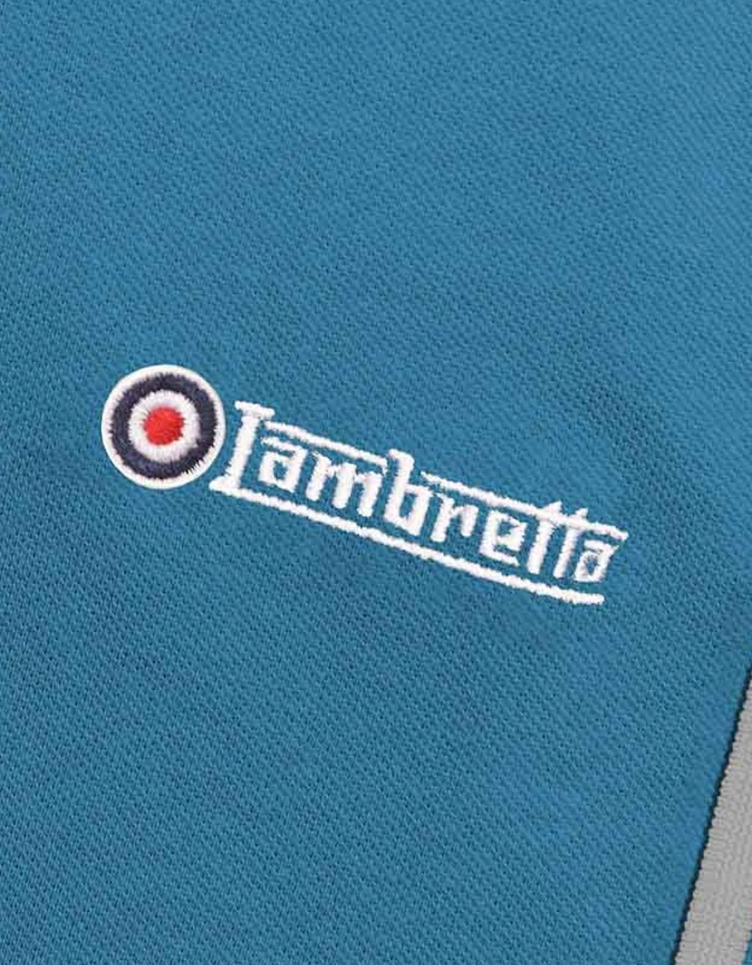 Lambretta Mens Twin Tipped Retro Polo Shirt