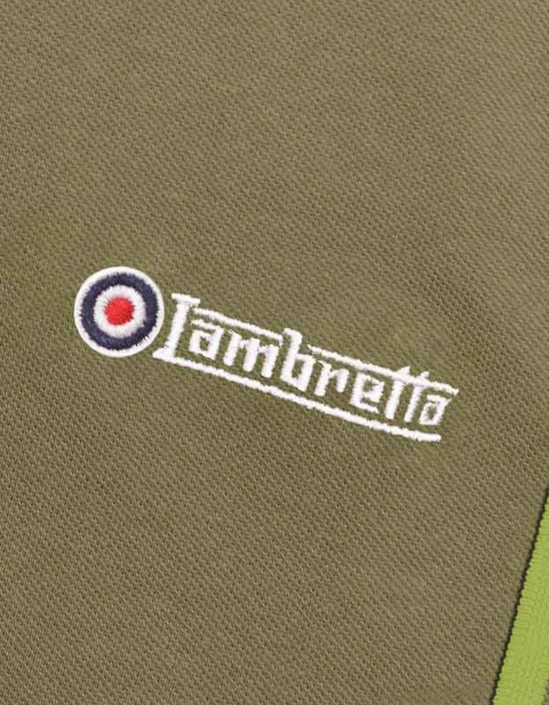 Lambretta Mens Twin Tipped Retro Polo Shirt