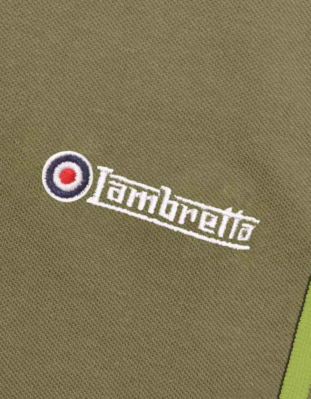 Lambretta Mens Twin Tipped Retro Polo Shirt